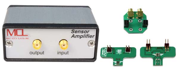 MadPLL phase lock loop sensor amplifier board and probe boards for tuning fork AFM or Akiyama probe AFM