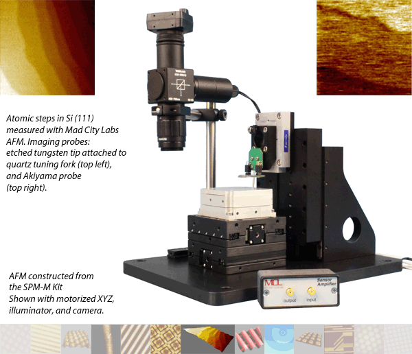 SPM-M Kit - build an Akiyama probe or tuning fork AFM with Mad City Labs nanopositioners